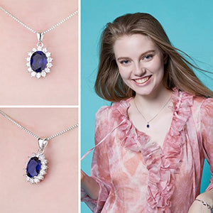 JewelryPalace Donna Gioiello Principessa Diana William Kate Middleton Blu - Ilgrandebazar