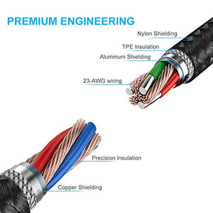 aceyoon Cavo USB Type-C Corto 30 cm 4 Pezzi Type C O.3m*4 - Ilgrandebazar
