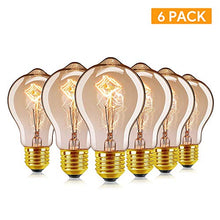 Carica l'immagine nel visualizzatore di Gallery, NOVSIGHT 6 Pezzi Lampadine a Incandescenza Edison Industriali E27 40W 6 - Ilgrandebazar