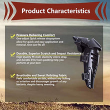 Carica l&#39;immagine nel visualizzatore di Gallery, KINGUARD Moto Ginocchiere Motocicletta Ginocchio Protezioni Guard Nero - Ilgrandebazar