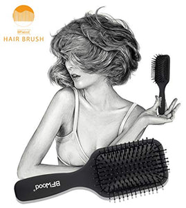 BFWood Spazzola Districante Rettangolare per Capelli Media, Perfetta per... - Ilgrandebazar