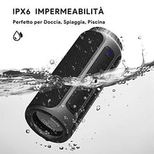 Carica l&#39;immagine nel visualizzatore di Gallery, Zamkol Cassa Bluetooth 5.0, 30W HD Stereo Altoparlante Portatile con Nero