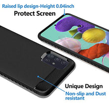 Carica l&#39;immagine nel visualizzatore di Gallery, Ferilinso Cover per Samsung Galaxy A51 Cover, Custodia Protettiva Nero