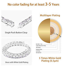 Carica l&#39;immagine nel visualizzatore di Gallery, KRKC&amp;CO Tennis Bracciale Donna Uomo 3mm 4mm 5mm Braccialetto in 14K... - Ilgrandebazar