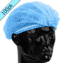 Carica l&#39;immagine nel visualizzatore di Gallery, 100 x Simply Direct Reti Per Capelli Azzurro/Mob-Tappi/Berretti Mob Azzurro - Ilgrandebazar