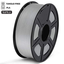Carica l&#39;immagine nel visualizzatore di Gallery, SUNLU Filamento PLA 1.75, Stampante 3D 1kg Spool Grigio - Ilgrandebazar