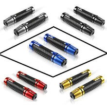 Carica l'immagine nel visualizzatore di Gallery, 7/8" 22MM Moto Bar Finisce Grip CNC Mano Tappi Manubrio End 2 pz Per HBE-Nero