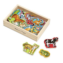 Carica l&#39;immagine nel visualizzatore di Gallery, Melissa &amp; Doug- 20 Animali di Legno Magnetizzati Giocattolo, Multicolore - Ilgrandebazar