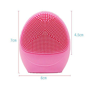 Pulitore facciale, massaggiatore ricaricabile, dispositivo in silicone,...