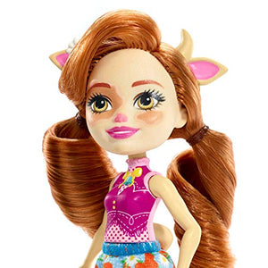 Enchantimals- Curdle e Mucca Cailey con Amico Cucciolo, Bambola da 15 cm con... - Ilgrandebazar