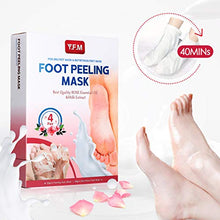 Carica l&#39;immagine nel visualizzatore di Gallery, Y.F.M Maschera peeling alla rosa 4 paia, Piedi Esfoliante, Per...