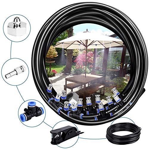 Aiglam Nebulizzatore Giardino da Esterno Sistema Noir