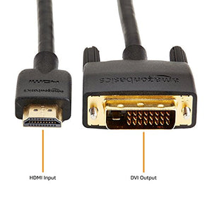 AmazonBasics Cavo adattatore DVI-HDMI (ultimo standard) - 1,83 m (non 1.83 m