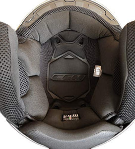 CGM Casco demi jet 107A FLORENCE MONO Nero opaco sagomata, M