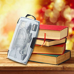 Set Compasso Tuloka Geometria e Bussola Math set Goniometro e Righelli per...