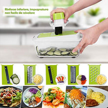 Carica l&#39;immagine nel visualizzatore di Gallery, Sedhoom 23 in 1 Affettaverdure Taglia Verdure e Tagliaverdure a Cubetti... - Ilgrandebazar