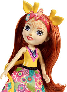 Enchantimals- Gillian la Giraffa, Bambola e Cucciolo Cavalcabile, FKY74 - Ilgrandebazar