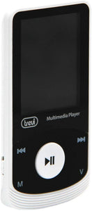 Trevi MPV 1725 SD Lettore Multimediale Mp3, Radio FM, Memoria Espandibile, Batteria al Lithio Ricaricabile, Bianco