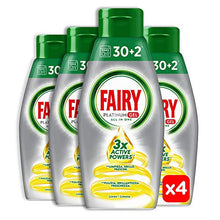 Carica l'immagine nel visualizzatore di Gallery, Fairy Platinum Gel Detersivo Lavastovigle All in 1, Limone, 128 Lavaggi Maxi... - Ilgrandebazar