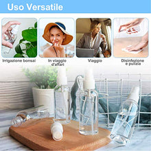 Carica l&#39;immagine nel visualizzatore di Gallery, 8 * 100ML Fenvella Flaconi Vuoti 100ml Trasparente Plastic Bottiglia a...