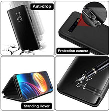 Carica l&#39;immagine nel visualizzatore di Gallery, Custodia per Samsung Galaxy S8 Cover PU Custodie in Pelle con Funzione Nero - Ilgrandebazar