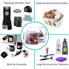 Carica l'immagine nel visualizzatore di Gallery, Beauty Case da viaggio YAMIU 2-Pcs cosmetici trousse Impermeabile linea Nero - Ilgrandebazar
