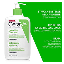 Carica l'immagine nel visualizzatore di Gallery, CeraVe Detergente Idratante Viso e Corpo, per Pelle da Normale a Secca, con Acido Ialuronico, 473ml + Travel Size Detergente Idratante, 20ml