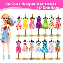 Carica l&#39;immagine nel visualizzatore di Gallery, 56 Set Abbigliamento e Accessori per Barbie Doll, Accessori per Bambole Mini Vestiti Abiti Pantaloni Bikini Scarpe Borsa Accessori per 11.5 Pollici Principessa Bambola (Consegna Casuale)