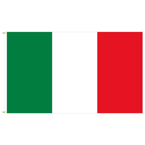 BGF Italia Bandiera 150 x 90 cm con Occhielli e Ganci Tessuto 100 G/mq - Ilgrandebazar