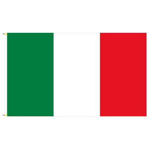 BGF Italia Bandiera 150 x 90 cm con Occhielli e Ganci Tessuto 100 G/mq - Ilgrandebazar