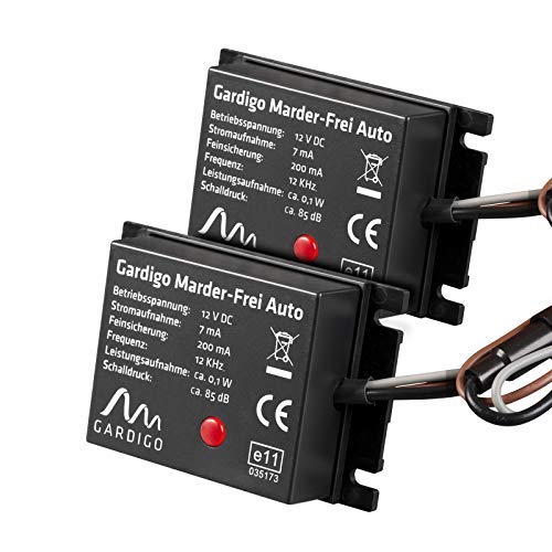 Gardigo 784052 Repellente Anti-Martore per Auto, Dissuasori Ultrasuoni per...