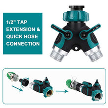 Carica l&#39;immagine nel visualizzatore di Gallery, Tencoz Presa Rubinetto 2 Vie, Distributore 2 Vie a Y per Tubo Flessibile...