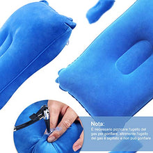 Carica l'immagine nel visualizzatore di Gallery, Glymnis Sacco a Pelo Ultraleggero con Cuscino Gonfiabile Sacchi a Blu