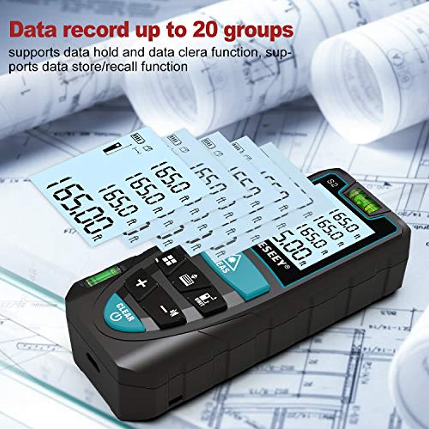 Metro Laser 50M, OGETO Misuratore Di Distanza Laser IP54 | FindTheDeal