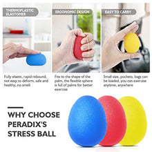 Carica l&#39;immagine nel visualizzatore di Gallery, Peradix Palla Antistress, Dito e Grip Hand Rinforzare Colori luminosi