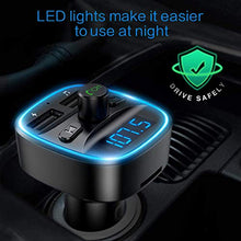 Carica l'immagine nel visualizzatore di Gallery, Trasmettitore FM Bluetooth, per Auto Radio Adattatori black