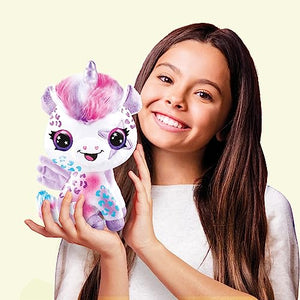 Rocco Giocattoli - Airbrush Plush Unicorno Brilla al Buio