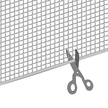 Carica l&#39;immagine nel visualizzatore di Gallery, Rete Protettiva in Plastica a Maglia Quadrata per 1,00x5m, Grigio Antracite
