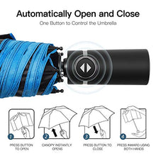 Carica l'immagine nel visualizzatore di Gallery, Eono by Amazon - Ombrello Portatile Automatico Antivento, Cielo