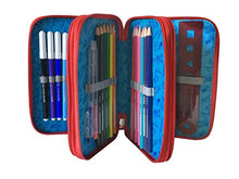 Carica l&#39;immagine nel visualizzatore di Gallery, Tecnoteam HAPPY352478 Astuccio 3 Zip, Blu - Ilgrandebazar