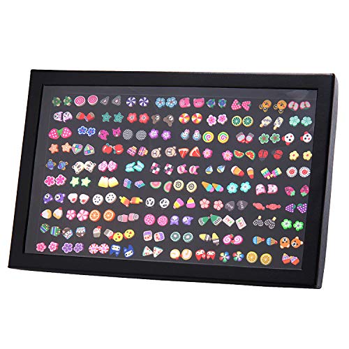Remebe Orecchini Ragazza Ipoallergenico, 100 Paia Colorati Fatti a...