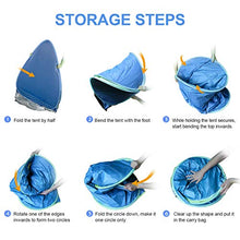 Carica l'immagine nel visualizzatore di Gallery, BACKTURE Tenda da Spiaggia, Pop-up Portatile per Famiglia Fino a 2-3...