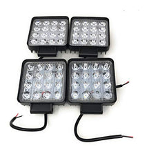 Carica l&#39;immagine nel visualizzatore di Gallery, tempo di saldi 4 Fari 48W Quadrato Faretto Led Da Lavoro 16 3W Di... - Ilgrandebazar