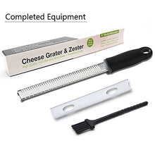 Carica l&#39;immagine nel visualizzatore di Gallery, Rantizon Zester Acciaio Inossidabile,Agrumi Grattugia, con Spazzola di... - Ilgrandebazar