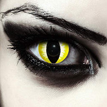 Carica l&#39;immagine nel visualizzatore di Gallery, Designlenses Lenti a Contatto Colorate Giallo Occhio di Gatto per giallo - Ilgrandebazar