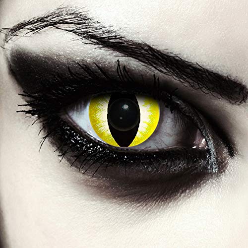 Designlenses Lenti a Contatto Colorate Giallo Occhio di Gatto per giallo - Ilgrandebazar