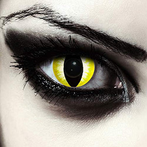 Designlenses Lenti a Contatto Colorate Giallo Occhio di Gatto per giallo - Ilgrandebazar