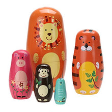 Carica l&#39;immagine nel visualizzatore di Gallery, ZHUOTOP Cute Animal Nesting Babushka Russian Doll Matryoshka Hand Paint... - Ilgrandebazar