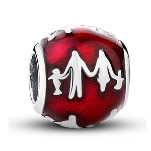 Family Silhouette Charm in argento Sterling 925 ciondoli Pandora,... - Ilgrandebazar