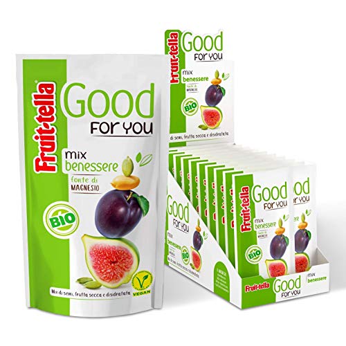 Fruittella Good For You Mix Benessere Bio, Snack di Semi, Frutta Secca e...